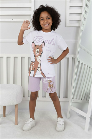 Bambi Baskı Kız Çocuk Takım