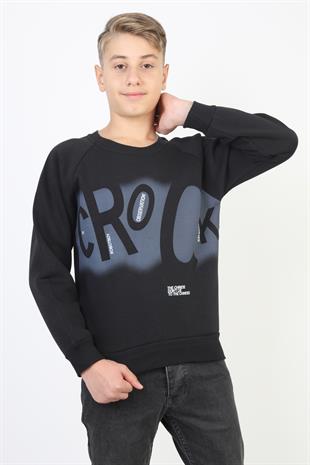 Baskılı Erkek Çocuk Sweatshirt