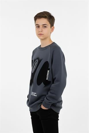 Baskılı Erkek Çocuk Sweatshirt