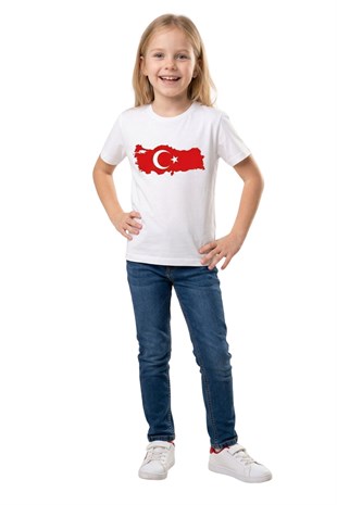 Bayrak Atatürk Baskılı Unisex Tshirtler