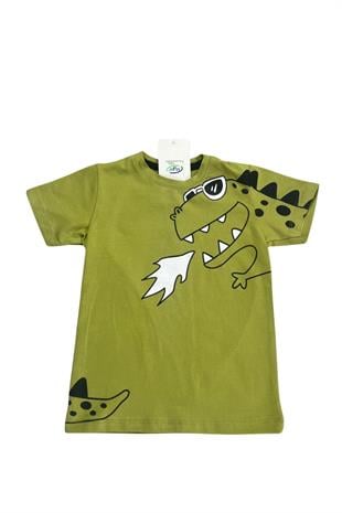 Dinozor Baskı Erkek Çocuk Takım