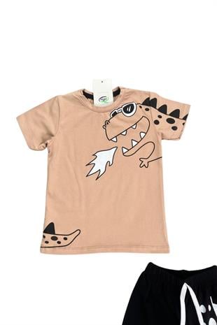 Dinozor Baskı Erkek Çocuk Takım