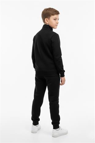 Fermuarlı Cepli Çocuk Unisex Eşofman Takımı
