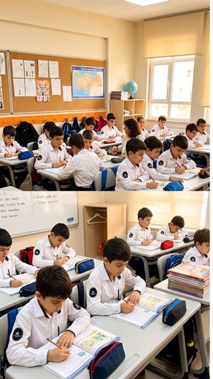 GÖMLEK Beyaz DİRSEK MANŞET Basic Uzun Kollu Çocuk Okul GÖMLEK
