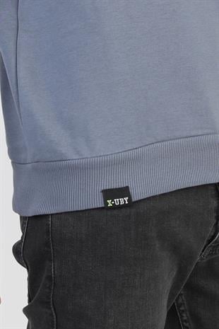 Kapüşonlu Fermuarlı Cepli Erkek Çocuk Sweatshirt