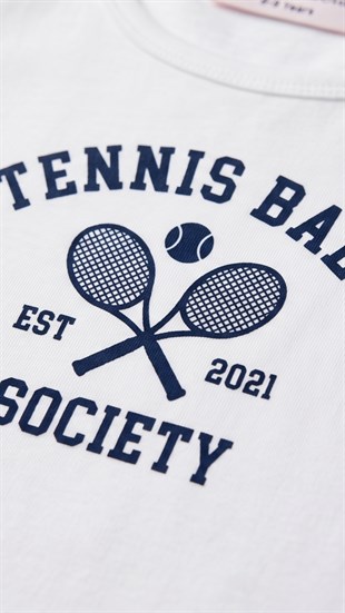Kız takım Çocuk Sıfır Kol Tennis baskılı Kız Takım 