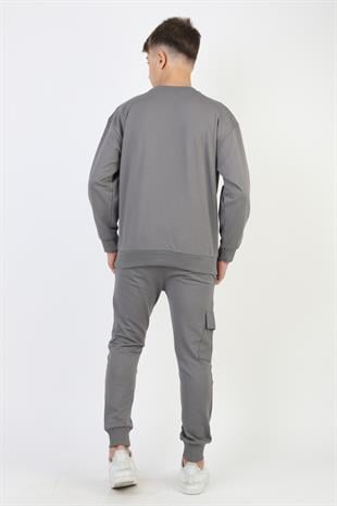 Mevsimlik Respect Baskılı 2 İplik %100 Pamuk 2 İplik Uzun Kollu Erkek Çocuk Sweatshirt
