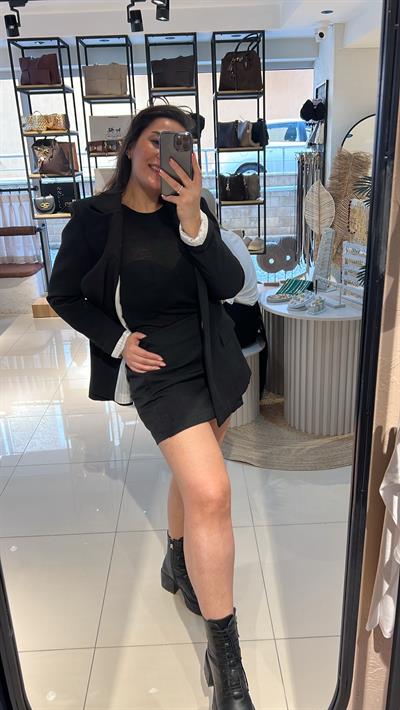 ŞERİT ASTAR BLAZER CEKET