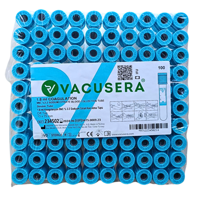 1.8 ML Koagulasyon Tüpü (Mavi Kapak)