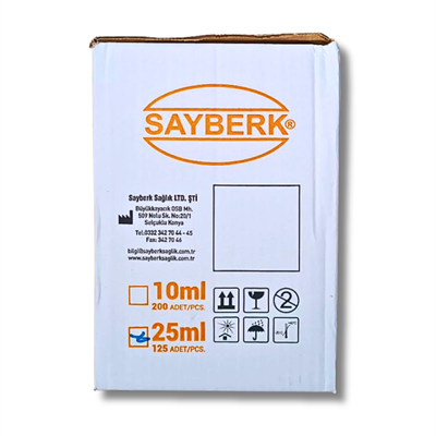 20 ML 2 parçalı İğneli Enjektör (Sayberk)
