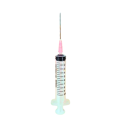 Berika 10 ML Pembe Uzun Enjektör