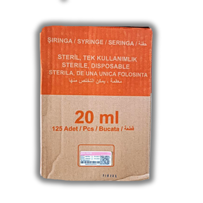 Berika 20 ML Pembe Uzun Enjektör