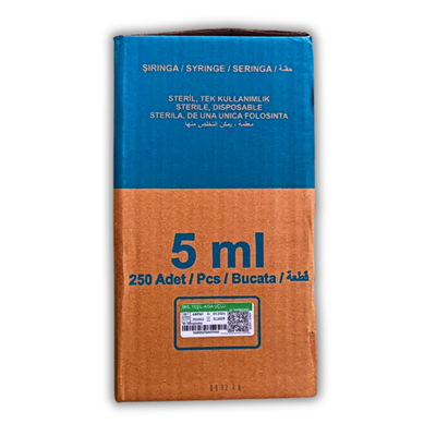 Berika 5 ML Yeşil Kısa Enjektör