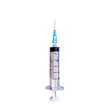 Berika 5 ML Yeşil Kısa Enjektör