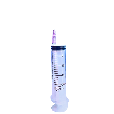 İnmed  20 ML 3p Pembe Uzun Uç Enjektör