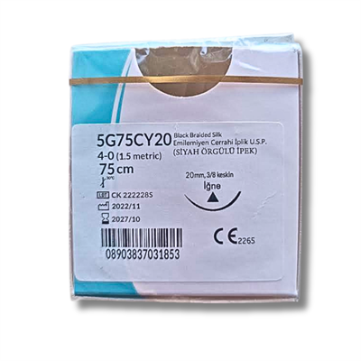 İpek İplik No: 4/0 75 cm