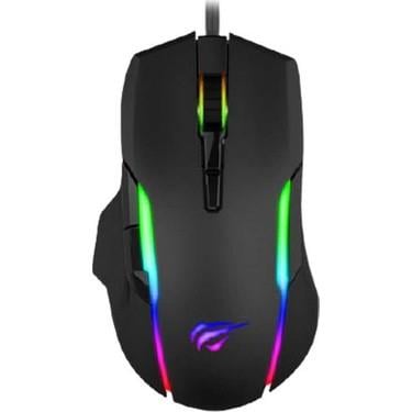 Kıbrıs Diğer Markalar GAMENOTE MS1012A WIRED RGB GAMING MOUSE BLACK