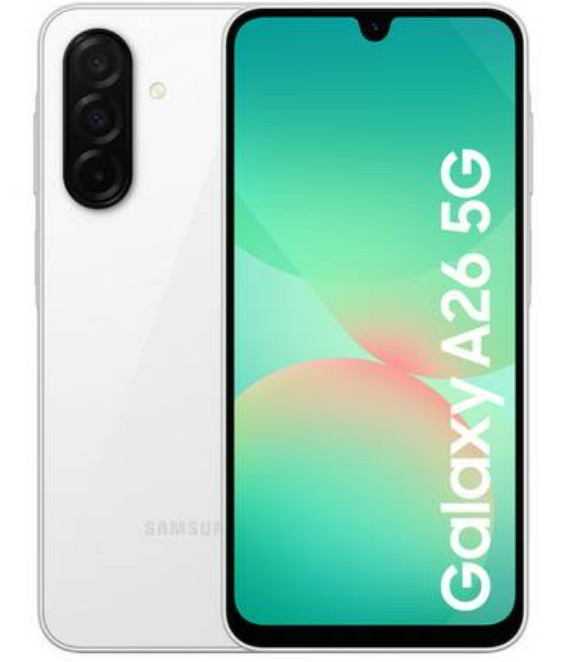 Kıbrıs Samsung Samsung Galaxy A26 – 6 GB / 128 GB (White)
