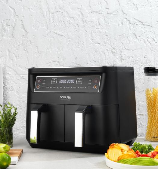 Kıbrıs Schafer Schafer 25015-SIY01 Airfryer/Sıcak Hava Fritözü Siyah