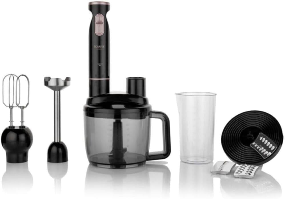 Kıbrıs Schafer Schafer Chef Blend 25025-SIY02 Mega Blender Set - Siyah/Rose