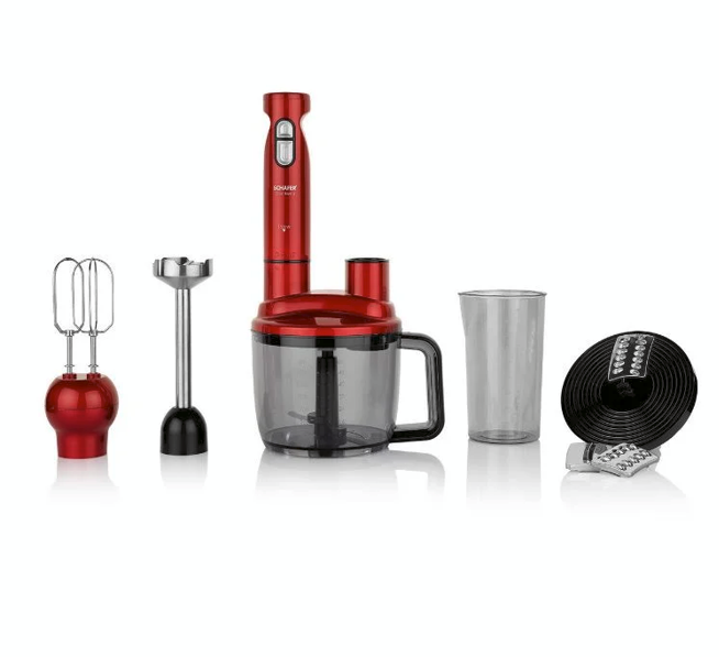 Kıbrıs Schafer Schafer Chef Blend 25025-KMZ01 Mega Blender Set - Kırmızı