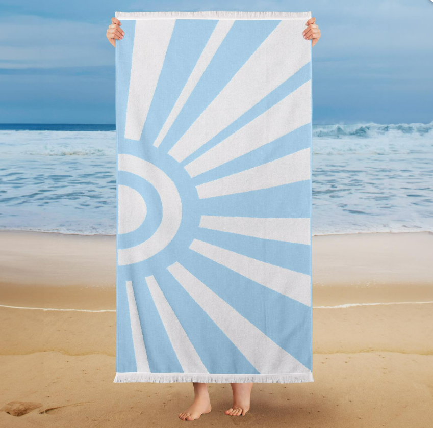 Kıbrıs Schafer Schafer Home Sun Plaj Havlu 75x150-İndigo