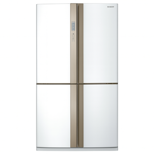 Kıbrıs Sharp Sharp SJ-FE87V-WH5 724 L 4 Kapılı Inverter Buzdolabı-Beyaz