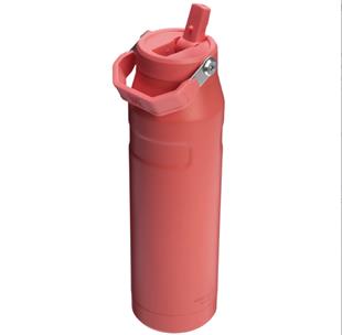 Kıbrıs Stanley Stanley 10-11283-178 The IceFlow™ Bottle Flip Straw 2.0 0.07L / 24oz - Hot Coral