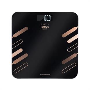 Kıbrıs Stilevs STİLEVS TARTAR BA-739 BANYO BASKÜLÜ - SİYAH-GOLD