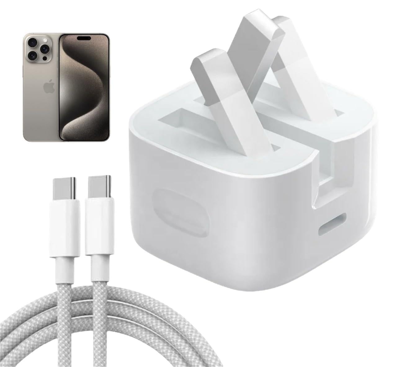 Kıbrıs Apple APPLE 35W USB-C POWER ADAPTER - USB-C TO USB-C CABLE