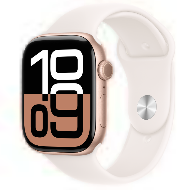 Kıbrıs Apple Apple Watch 10 46 mm GPS  M/L (Rose Gold)