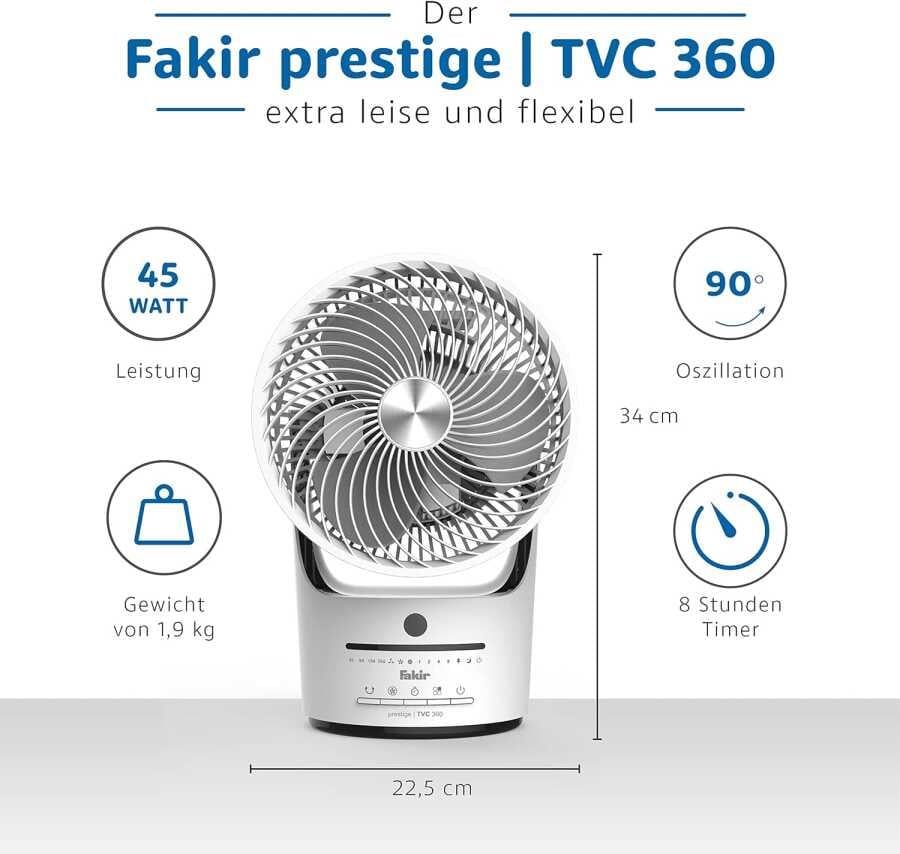 Kıbrıs Fakir Fakir  VC25SN Masa Üstü Vantilator