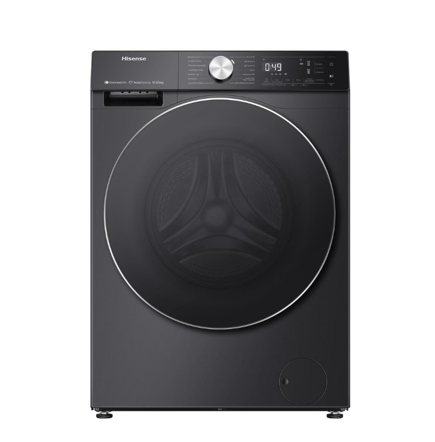 Kıbrıs Hisense Hisense WD5S1045BB Çamaşır Yıkama ve Kurutma Makinesi - Siyah