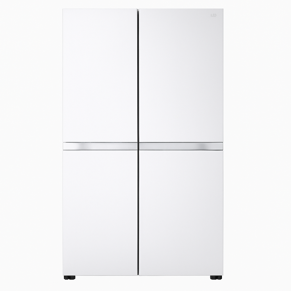 Kıbrıs LG LG GC-B257SQZV 645L A+ Inverter Yan Yana Buzdolabı -Beyaz