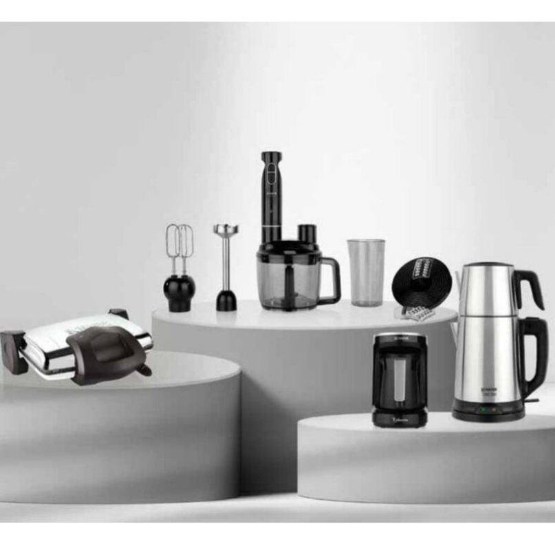 Kıbrıs Schafer Schafer 25020-INX01 Kea Elektro Mega Ev Aletleri-4Lü Set-Inox-01