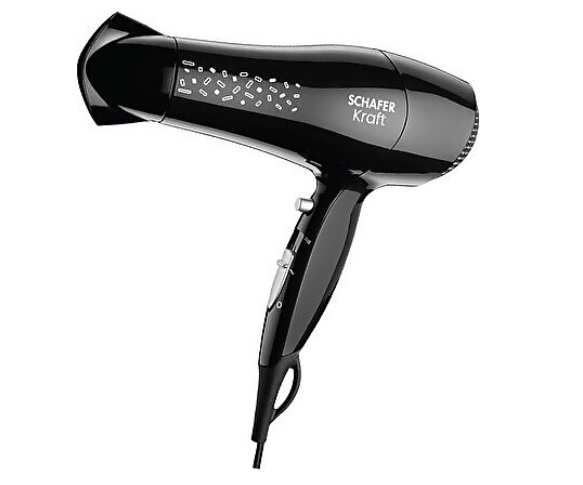 Kıbrıs Schafer Schafer 25027-SIY01 Kraft Saç Kurutma Makinesi-Siyah