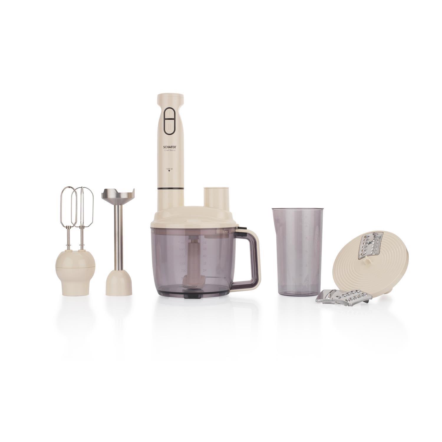 Kıbrıs Schafer Schafer Chef Blend 25025-KRM02 Mega Blender Set - Krem