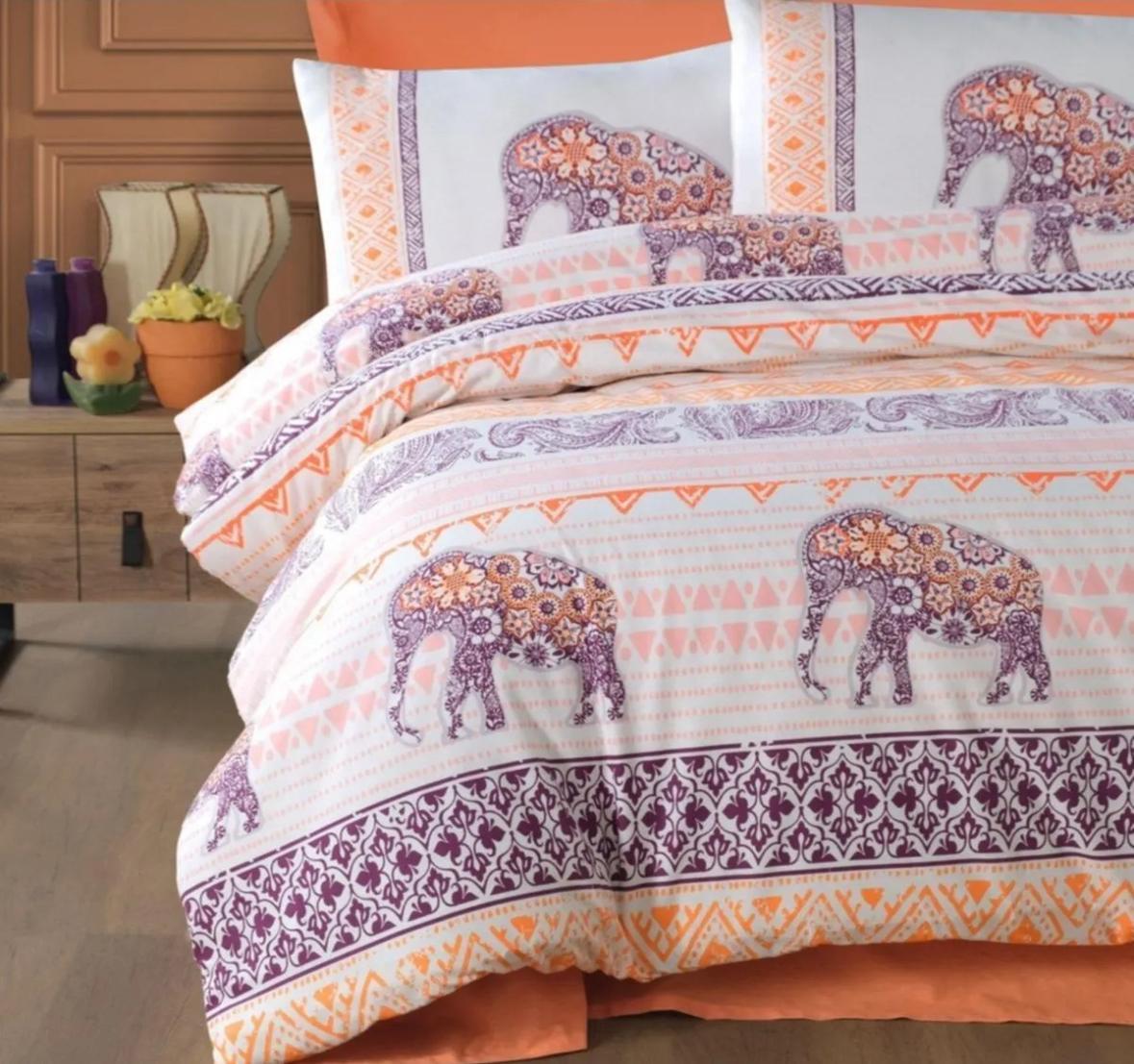 Kıbrıs Schafer Schafer Elephant Tek Kişilik Nevresim Tkm-3Prç