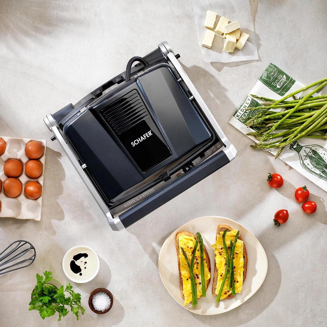 Kıbrıs Schafer Schafer Grill Haus 25007-SIY01 Tost Makinesi - Siyah