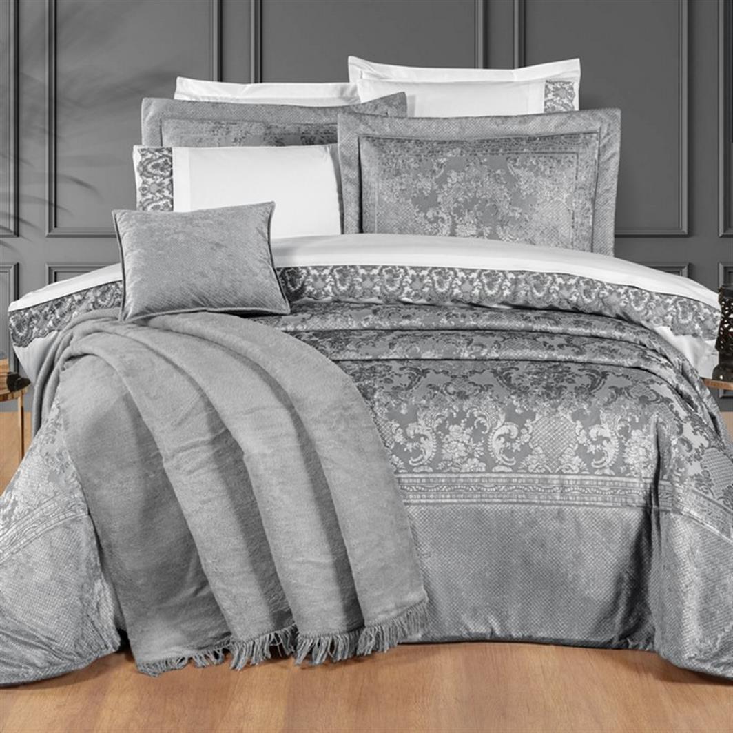 Kıbrıs Schafer SCHAFER  Luxury Çeyiz Seti-11 Parça-Gri