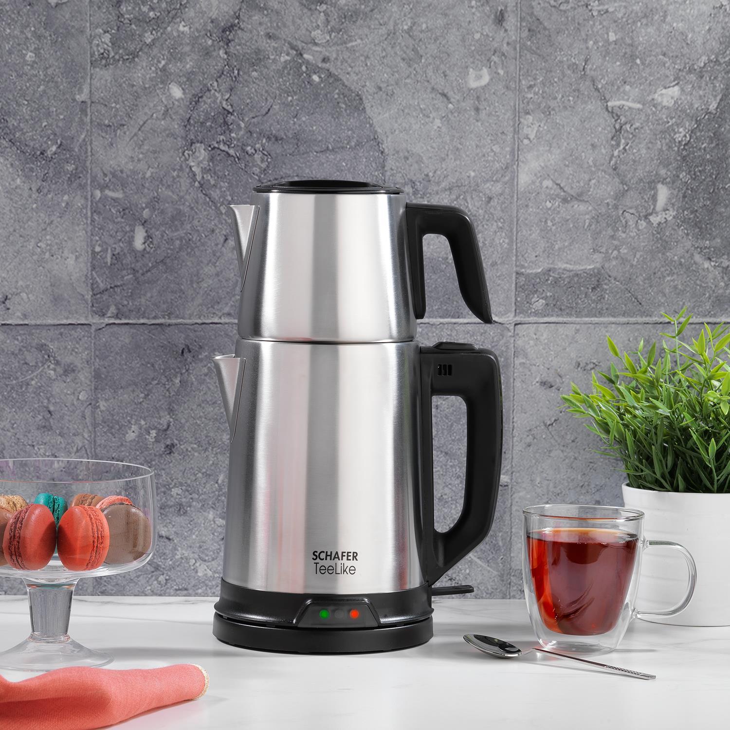 Kıbrıs Schafer Schafer TeeLike 25001-INX01 Elektrikli Çay Makinesi-Inox