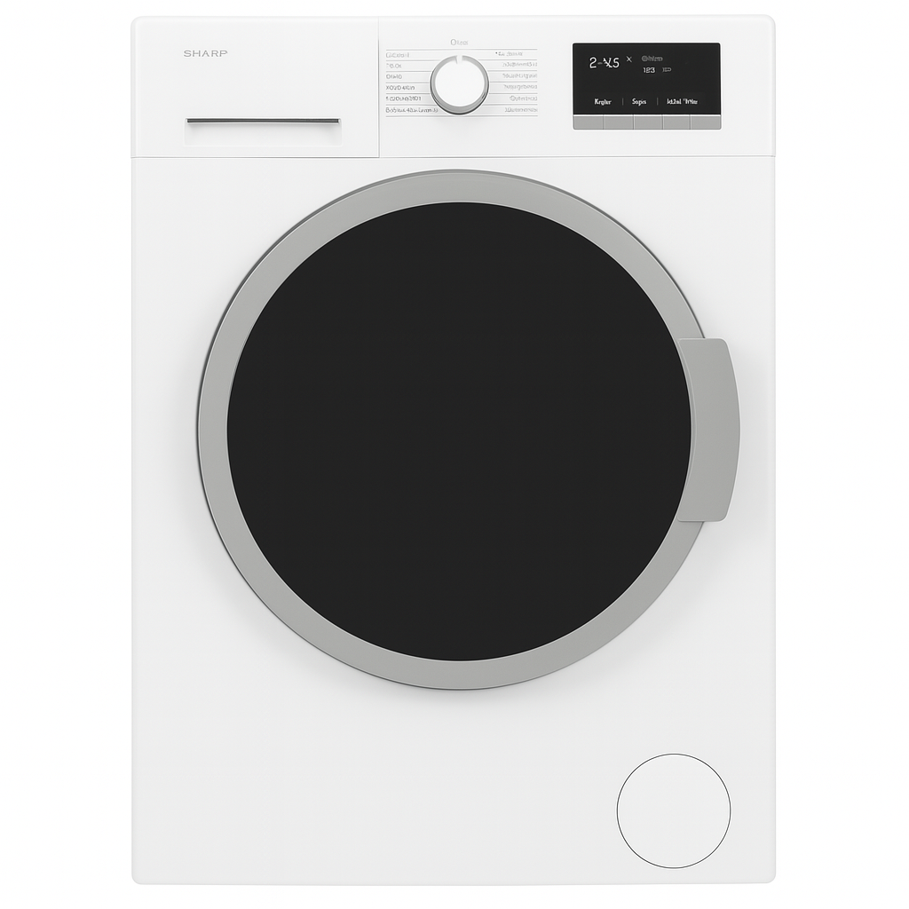 Kıbrıs Sharp Sharp ES-NDB7144WDE 7 Kg Yıkama 5 Kg Kurutma Çamaşır Makinesi