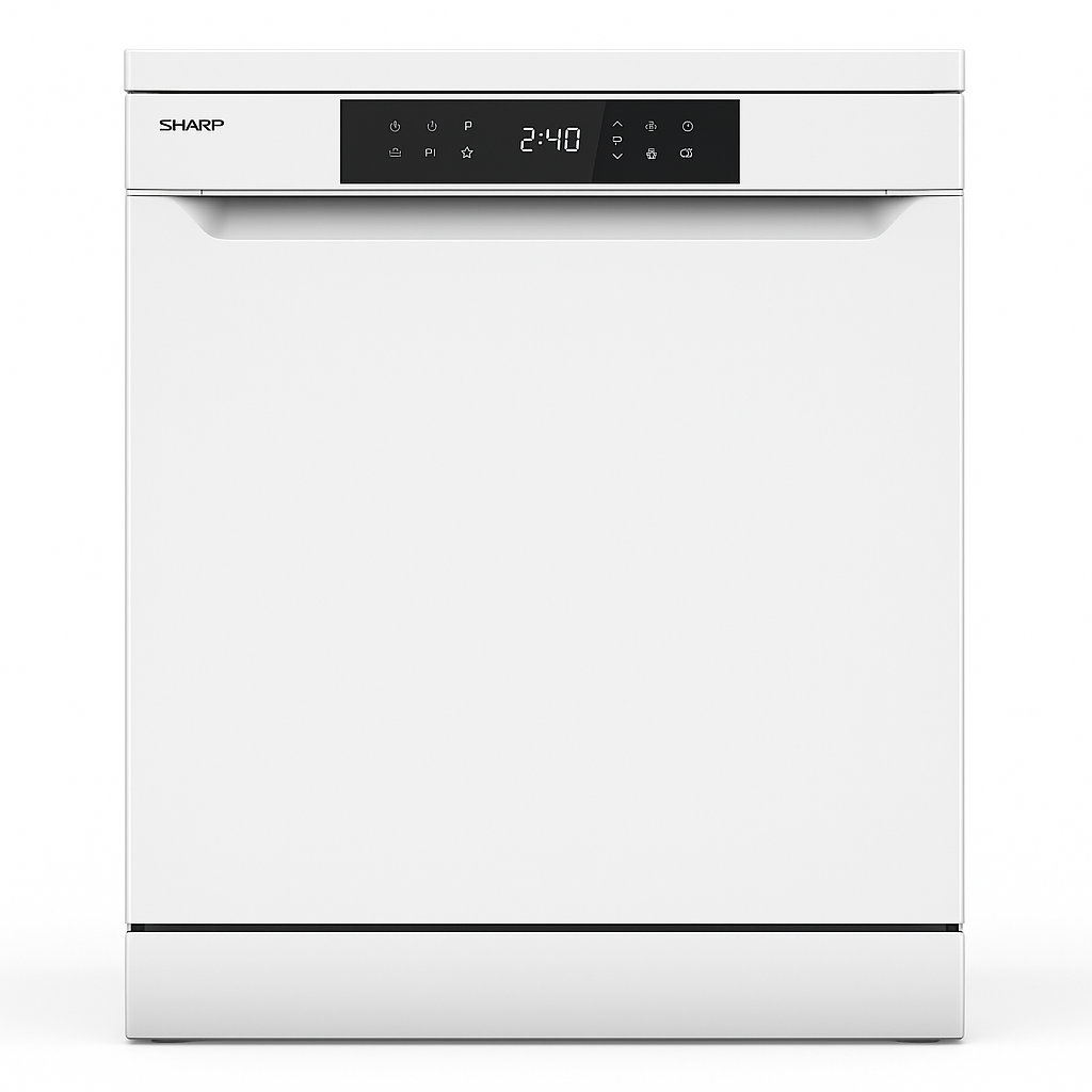 Kıbrıs Sharp Sharp QW-NA1BF47EW-EU Beyaz Bulaşık Makinesi