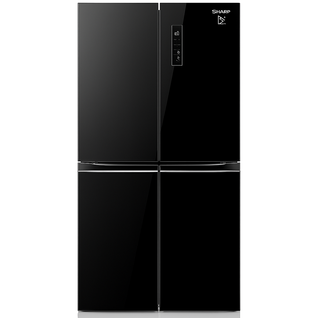 Kıbrıs Sharp Sharp SJ-FH560-BK3 560 L Inverter 4 Kapılı Buzdolabı-Siyah