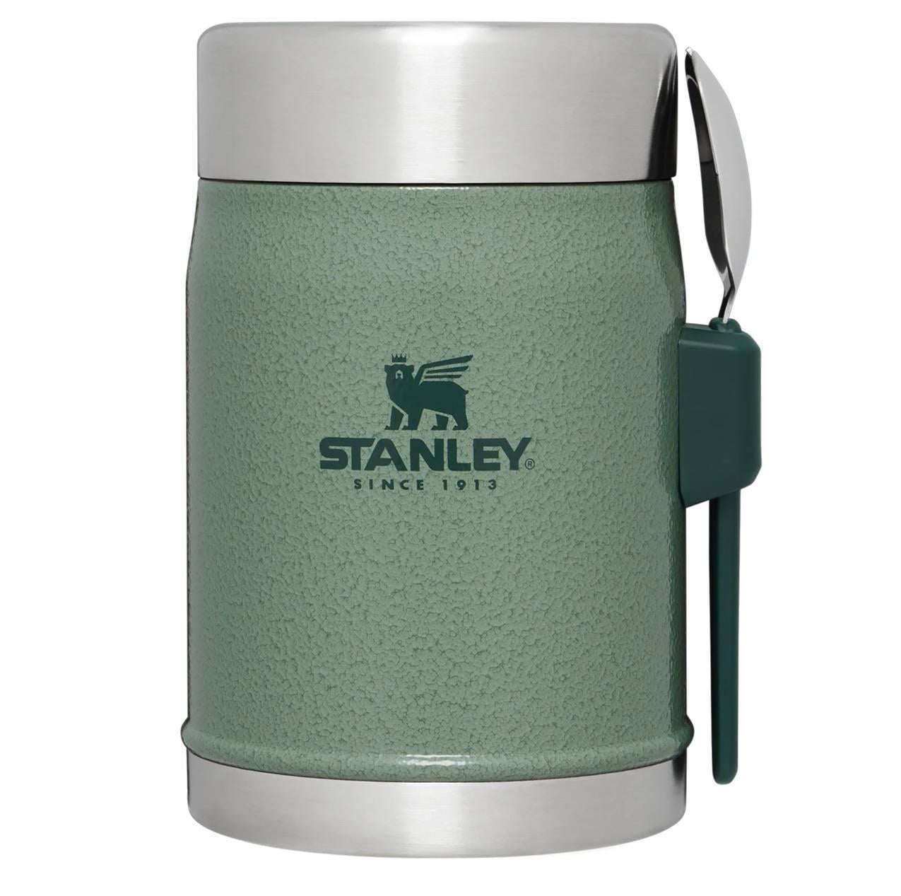 Kıbrıs Stanley Stanley 10-09382-004 The Legendary Food Jar + Spork 0.4L / 14oz - Hammertone Green