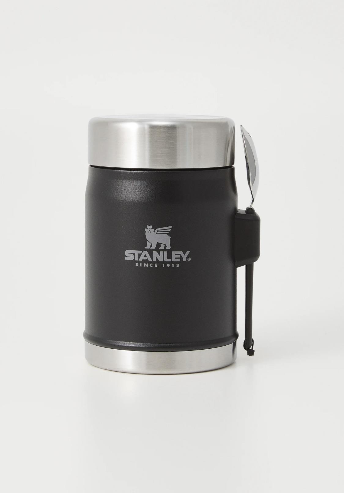 Kıbrıs Stanley Stanley 10-09382-005 The Legendary Food Jar + Spork 0.4L / 14oz - Matte Black Pebble 