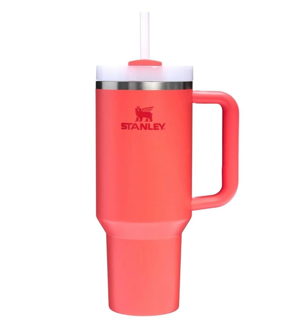 Kıbrıs Stanley Stanley 10-10827-951 Quencher H2.O  Paslanmaz Çelik Termos Bardak 0.89L - Hot Coral