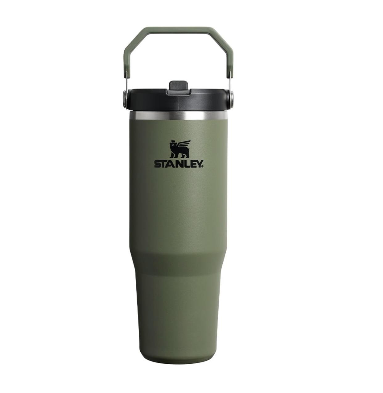 Kıbrıs Stanley Stanley 10-12043-077 The IceFlow™ Flip Straw 2.0 Tumbler 0.89L / 30oz - Dried Pine