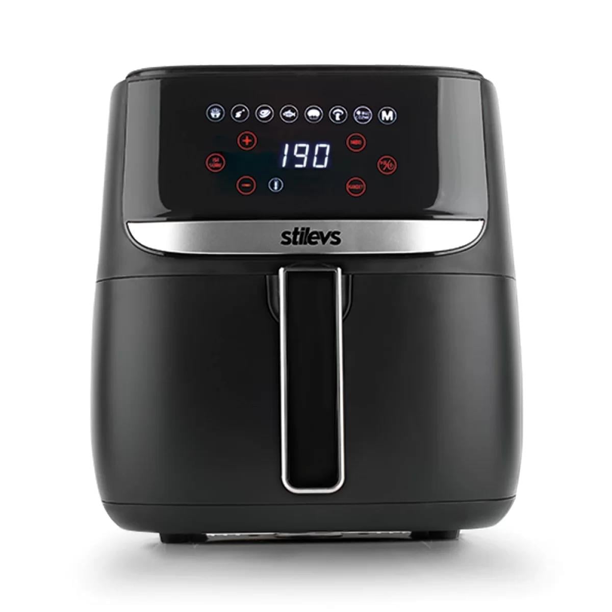 Kıbrıs Stilevs STİLEVS AİRTRON AF-700 SICAK HAVA FRİTÖZÜ - SİYAH&GÜMÜŞ