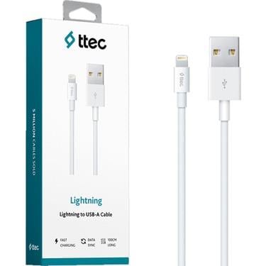 Kıbrıs Ttec TTEC 2DK7508B IPHONE SARJ KABLO BEYAZ